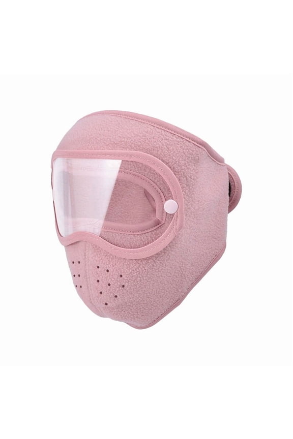2 Packs Ski Full Face Mask with Goggles Windproof Fleece Warm Winter Balaclava for Snowboarding Skiing Motorcycle Outdoor Sports Cold Weather Protection Gear