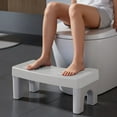 thumbnail image 1 of Horivan 2 Packs Squatty Potty Step Stool Foldable Bathroom Toilet Stool with Anti-Slip Base, Posture Correction Stool for Home Bathroom, Portable Toilet Step Stool for Healthy Bowel Movement Support, 1 of 6