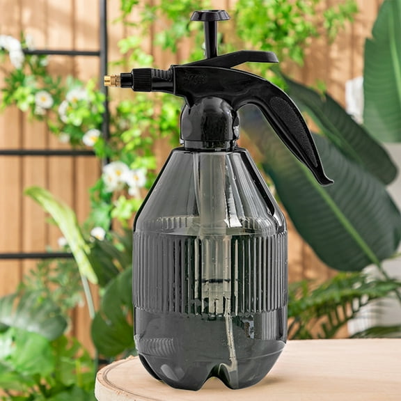 Horivan 2L Handheld Garden Pump Sprayer with Adjustable Nozzle, Large Capacity Plant Watering Mister for Lawn Home Cleaning