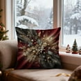 thumbnail image 1 of Horivan 3 Packs Christmas Pillow Covers Holiday Home Decor Soft Plush Cushion Covers with Hidden Zipper for Sofa Bed Living Room Seasonal Decorations, 1 of 6