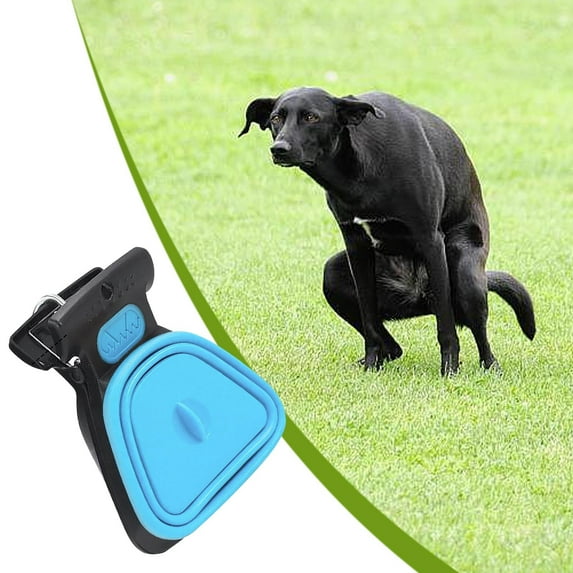Horivan 3 Packs Pet Poop Scooper with Waste Bags Heavy Duty Outdoor Dog Poop Clean Up Tool for Grass Concrete Asphalt Portable Pooper Scooper for Dogs Waste Disposal