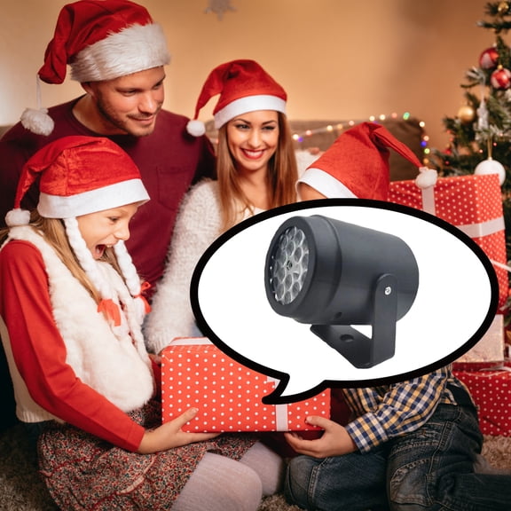 Horivan 3 Pcs Christmas Projector Light with 16 Snowflake Patterns, Rotating Holiday Ambiance Stage Light for Home Decor, Outdoor Christmas Decoration, Party Projector Lighting