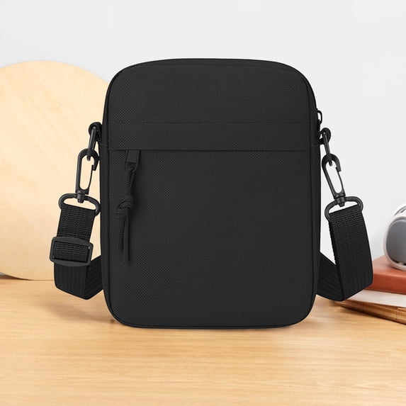 Horivan 5 Counts Multi Pocket Fabric Crossbody Chest Bag 20x15cm, Adjustable Waist Sling Pack for Travel Sports Daily Use