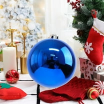 Horivan 6 Inch Shatterproof Christmas Ornaments Glittering Plastic Balls for Indoor Outdoor Tree Decorations Commercial Grade Holiday Party Supplies