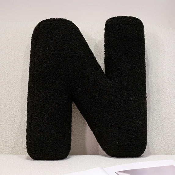 Horivan Alphabet Throw Pillows Soft Plush Letter Cushions for Living Room Sofa Bed Decor Home Accents Personalized Gift