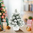 thumbnail image 1 of Horivan Artificial Christmas Tree for Tabletop Decor, Realistic Pine with Stand, Indoor Home Office Party Holiday Decoration, Festive Mini Xmas Tree for Mantel Desktop, 1 of 6