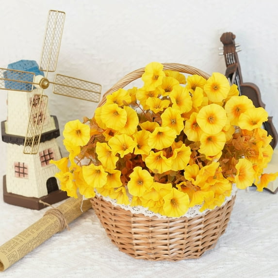 Horivan Artificial Fall Flowers Bouquet Realistic Silk Stems for Home Decor Thanksgiving Centerpiece Vase Filler Autumn Table Arrangement