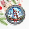 thumbnail image 1 of Horivan Christmas Hanging Decor Snowman PVC Ornament for Home Door Wall Party Holiday Decoration with Rope Easy to Hang Indoor Outdoor Festive Supplies, 1 of 6