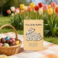 thumbnail image 1 of Horivan Easter Bunny Pocket Card Gift with Greeting Card, Plastic Crafted Keepsake for Holiday Appreciation Gifts Compact Size for Wallet or Desk Thoughtful Present for Friends and Family, 1 of 6