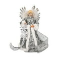 thumbnail image 1 of Horivan Elegant 13-inch Angel Tree Topper Doll with White Pinions Christmas Tree Topper Decor for Holiday Home Decor Festive Party Centerpiece Long-lasting Tree Topper for Seasonal Display, 1 of 4