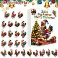 thumbnail image 1 of Horivan Festive Christmas Countdown Calendar with Daily Surprises, Durable Holiday Decor for Family Advent Tradition, Wall Hanging Seasonal Home Decoration, 1 of 9