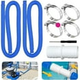 thumbnail image 1 of Horivan Flexible Swimming Pool Pump Replacement Hose for Above Ground Pools 1.5M 1.25 Inch Filter Hose Durable Chemical Resistant Vacuum Hose for Pool Maintenance and Cleaning, 1 of 7