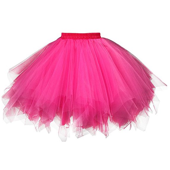 Horivan Girls' Performance Skirt Solid Color Mesh Pleated Tutu for Dance Recital Party Wear Elegant Kids Formal Attire with Comfortable Breathable Fabric