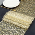 thumbnail image 1 of Horivan Gold Sequin Glitter Table Runner Roll Mesh Metallic Decor for Wedding Anniversary Valentine's Day Party Long Disposable Cuttable Polyester Tablecloth, 1 of 7