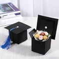 thumbnail image 1 of Horivan Graduation Cap Shaped Gift Box with Tassel, Cardboard Party Favor Box for Candy Snacks, Graduation Party Decorations Supplies, Photo Prop, Senior Celebration 2pcs, 1 of 7