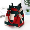 thumbnail image 1 of Horivan Knitted Handbag for Women Lightweight Crossbody Bag Polyester Fiber Small Purse with Magnetic Closure Daily Commuting Shopping Tote Durable Shoulder Bag, 1 of 7