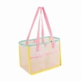 thumbnail image 1 of Horivan Large Mesh Tote Bag Beach Pool Bag with Breathable Fabric Portable Carryall for Swim Gear Travel Storage, 1 of 5