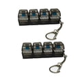 thumbnail image 1 of Horivan Mini Mechanical Keyboard Keychain Stress Relief Toy with Blue LED Lights Portable Fidget Sensory Gadget for Office Desk Anxiety Relief, 1 of 5