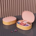 thumbnail image 1 of Horivan Mini Weekly Pill Organizer Box, Moisture Proof & Portable, 6 Removable Compartments for Travel, Daily Medication Storage, Airtight Portable Pill Case for Pills and Vitamins, 1 of 7