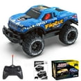 thumbnail image 1 of Horivan Off Road RC Car 2.4GHz Remote Control Truck with LED Lights, 25m Range, 10km/h High Speed, All Terrain Vehicle for Indoor Outdoor Stunt Racing, Durable Toy Car Gift, 1 of 9