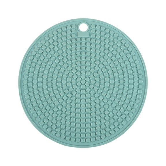 Horivan Round Flexible Silicone Pot Holders Hot Pads, Anti-Slip Coaster, Heat Resistant Mat Multi-Use Creative Placemat, Hot Pads for Kitchen Countertops, Pots and Pans