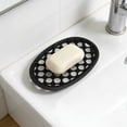 thumbnail image 1 of Horivan Silicone Soap Dish Holder with Drainage Holes, Non-Slip Soap Saver Tray for Shower, Bathroom, Kitchen Sink, and Travel, Bar Soap Organizer and Sponge Drying Rack, 1 of 6