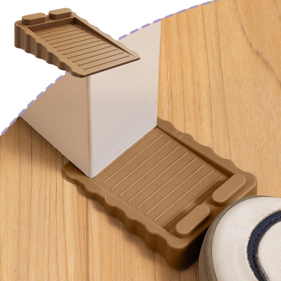 Horivan Stackable Height Adjustable Windproof Door Stopper, Thickened Flexible Anti-slip Household Door Block