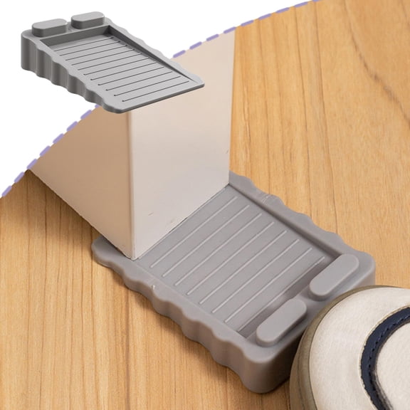 Horivan Stackable Height Adjustable Windproof Door Stopper, Thickened Flexible Anti-slip Household Door Block