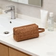 thumbnail image 1 of Horivan Straw Cosmetic Bag Large Capacity Travel Toiletry Organizer Waterproof Makeup Pouch For Women Portable Storage Case Vacation Essentials, 1 of 6