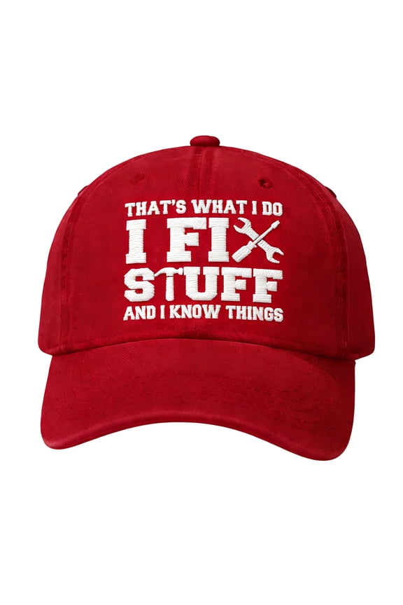 Vintage Cowboy Tool Printed Baseball Cap Adjustable Trucker Hat for Men Women Funny Fix Stuff Saying Casual Outdoor Work Cap