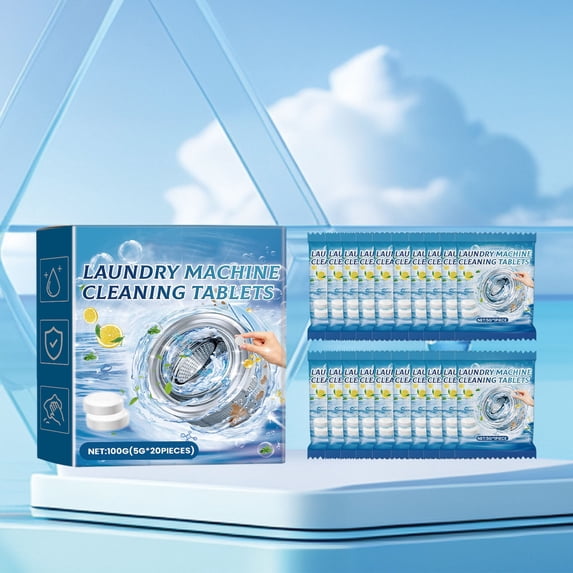 Horivan Washing Machine Cleaner Tablets Deep Cleaning Deodorant Remover For Front Top Load Washer