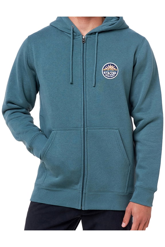 Horizion Zipped Hoody [Muted Green]