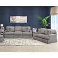 thumbnail image 1 of Horizon 2PC Slipcovered Sofa Loveseat Set in Gray Washable Performance Fabric, 1 of 8