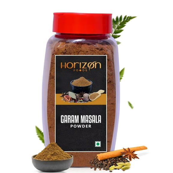 Horizon Foods Garam Masala 200g  Authentic Indian spice blend with cloves, cardamom. Perfect for tikka masala, curries, and fusion dishes. Great with Italian seasoning & cinnamon