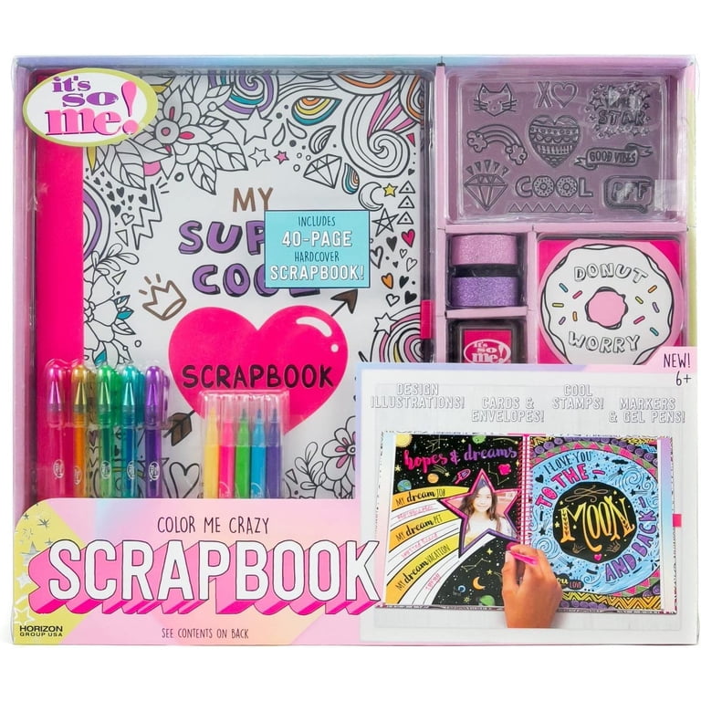 Horizon Group It's So Me! Color Me Crazy Scrapbook - Walmart.com