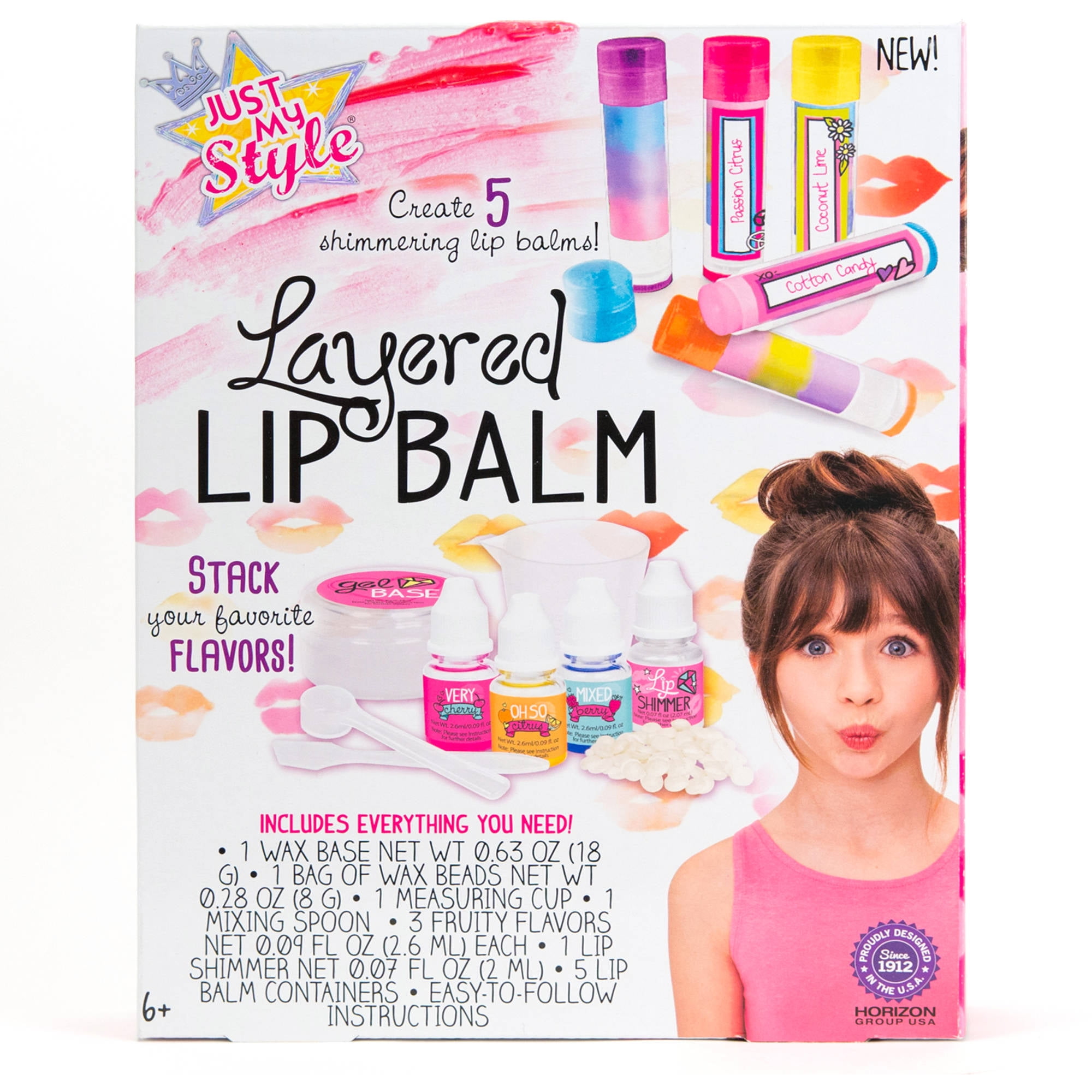 Horizon Group Just My Style Layered Lip Balm Activity Kit, 1 Each
