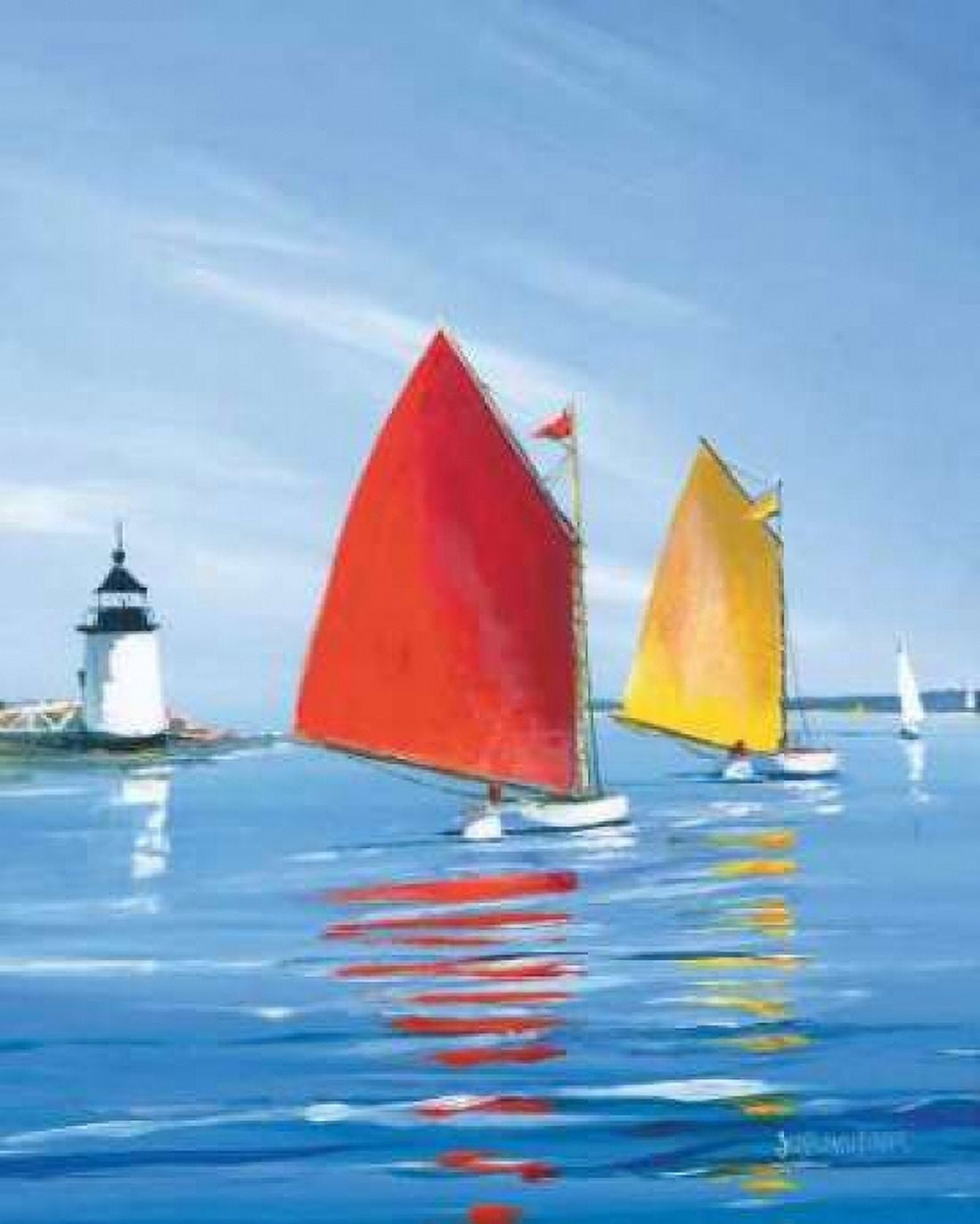 Horizon Light Canvas Art - Sally Caldwell Fisher (24 x 30)