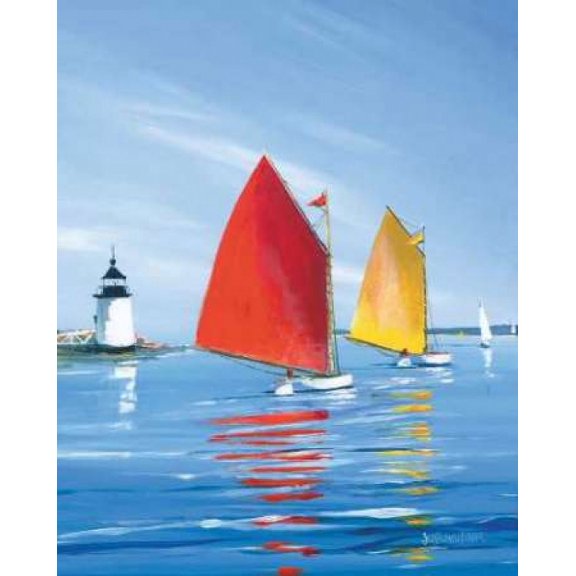 Horizon Light Poster Print by Sally Caldwell Fisher (24 x 30)