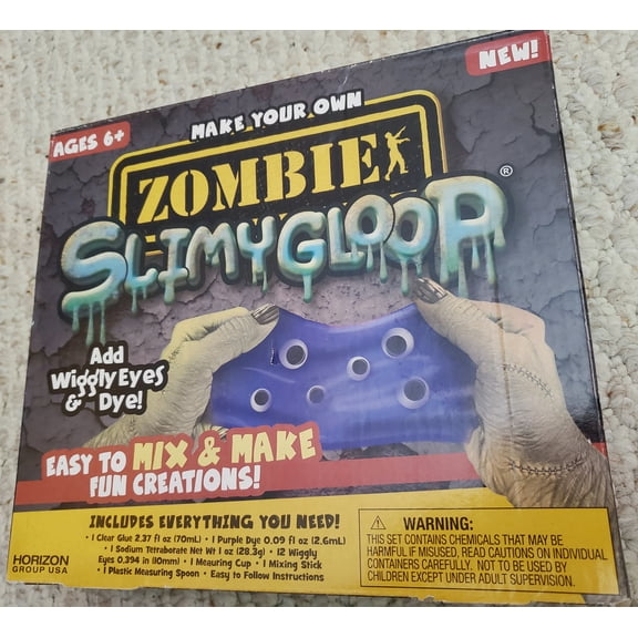 Horizon Make Your Own Zombie Slimygloop Kit- For Ages 6+