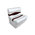 thumbnail image 1 of Horizon Manufacturing Elite Series 28" Pontoon Bench Seat Cushion Set W/Base White/Red/Charcoal 3200AAEC, 1 of 4
