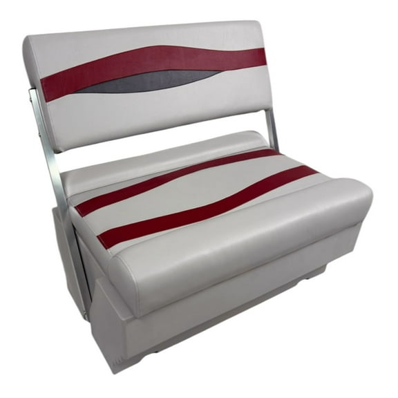 Horizon Manufacturing Elite Series Pontoon Flip Flop Seat Cushion Set W/BASE G/R/C 3213-3020ABEC