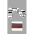 thumbnail image 1 of Horizon Premium 010-AAEC 37 in. Pontoon Radius Corner Bench Cushion Furniture Set, White, Red & Charcoal - 16 Piece, 1 of 8