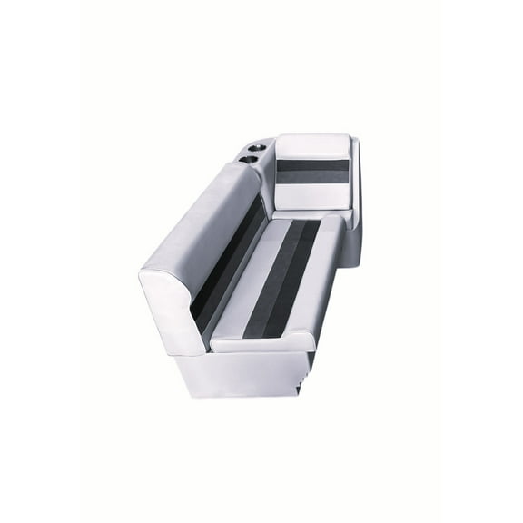 Horizon Manufacturing Premium Pontoon Furniture Set 3 PC Premium 022 AAEC White/Red/Charcoal