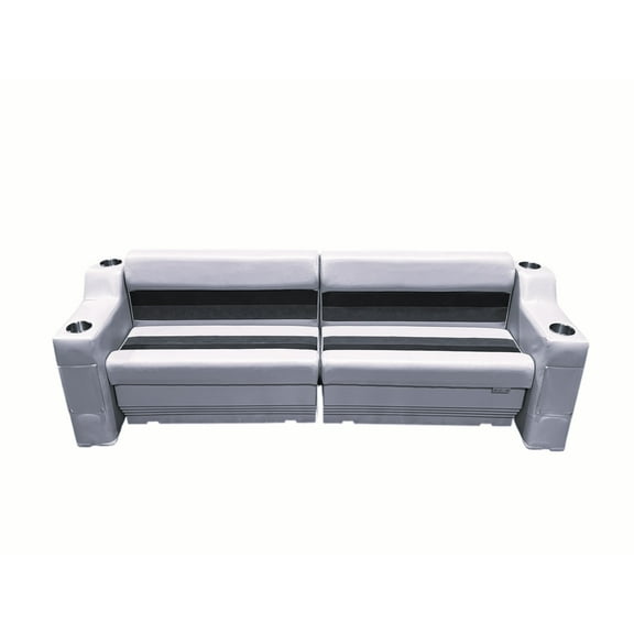 Horizon Manufacturing Premium Pontoon Furniture Set 6 PC Premium 024-ABDK Gray/Navy/Blue