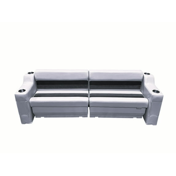 Horizon Manufacturing Premium Pontoon Furniture Set 6 PC Premium 024-ABEC Gray/Red/Charcoal