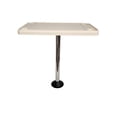 thumbnail image 1 of Horizon Manufacturing Rectangular Pontoon Table Ivory 4000-RFM includes 2 mountings, 1 of 6
