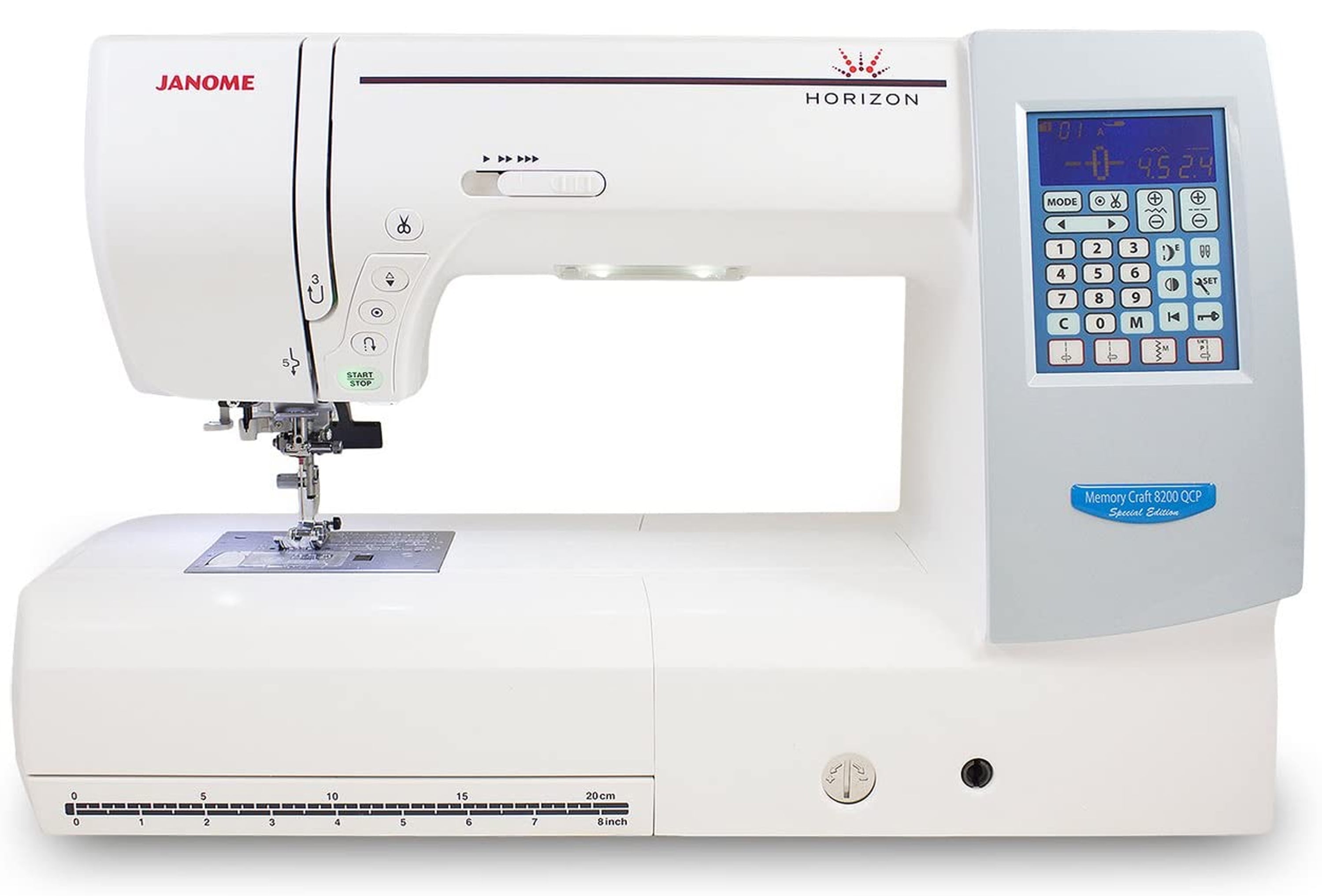 Janome Memory Craft Horizon 8200QCP Special Edition Sewing Machine