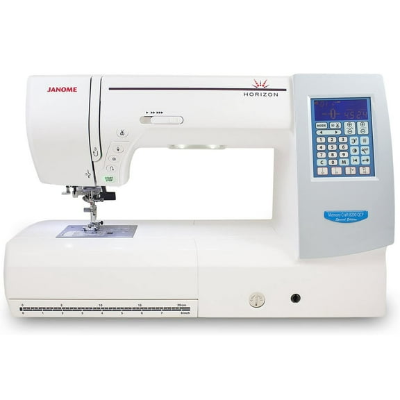 Janome Memory Craft Horizon 8200QCP Special Edition Sewing Machine