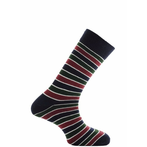 Horizon Mens Classic Short Striped Dress Socks