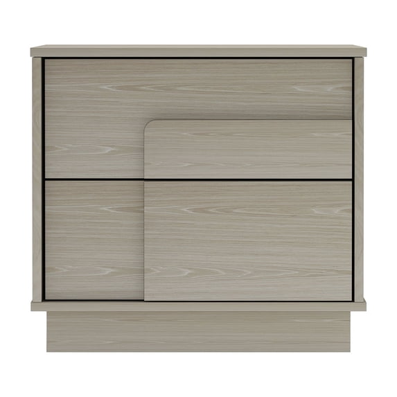 Horizon Nightstand in Whitewashed Oak made from Engineered Wood
